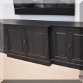 F57. Media console cabinet. 32"h x 108"w x 24"d 